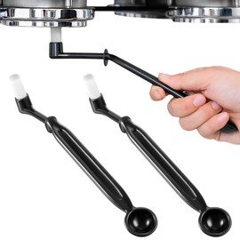 COYUN 2 Stück Kaffee Pinsel für die Kaffeemühle, Reinigungsbürste für Siebträgermaschinen Brühgruppen - Bürste zum Reinigen der Brühgruppe, Barista Zubehör Set, Siebträger Zubehör, Espressomaschine