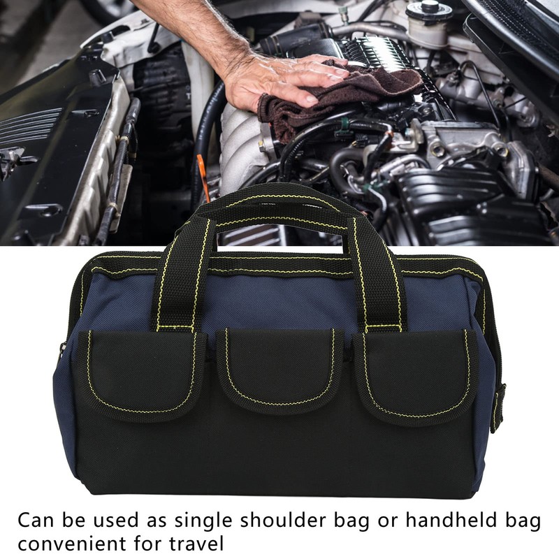 Heavy Duty Tool Bag, Oxford Cloth Tool Bag Multiple Pockets