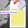 PocketCPA 3-in-1 Receipt Organizer Envelopes with Expense & Mileage Logs
