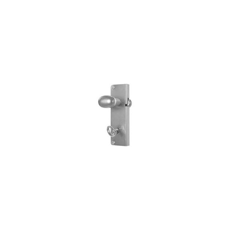 plastik2 Folding Lock with Aluminium Knob - Handle with Lock