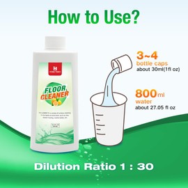 Home Times 2 Pack Robot Vacuum Floor Cleaning Concentrate for Mops - Compatible with Roborock, Tineco, iFloor, Etc. - Hardwood & Multi-Surface - Non-Toxic, Residue-Free (lemon flavor)