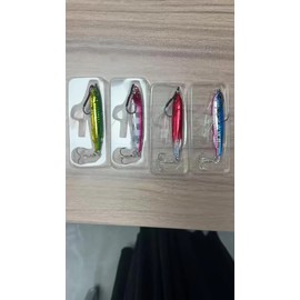 4 Jigs 60g Señuelos Cebo Pesca Lance Largo Láser Mar Lago