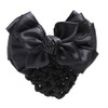 Rose Bowknot Hair Bun Clip Elastic Bowknot Hair Clips Bow