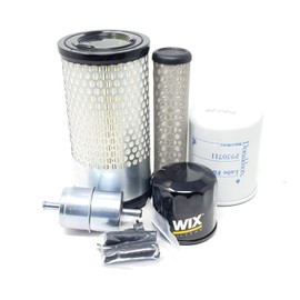 CFKIT Maintenance Filter Kit Compatible with Kubota ZG227 Zero-Turn Mower w/KGZ770-E2 Eng.