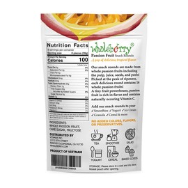 Naturally Delicious Dried Passion Fruit Maracuja 8-oz Bags, No Added Chemicals, No Added Colorings, No Preservatives, Made in Vietnam from fully mature fruits (8 oz)…