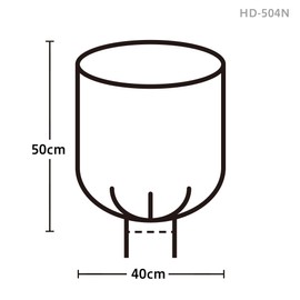 Chemical Japan HDR-10L-4 Easy to Use Trash Bags, 3.2 gal (10 L), 1 Roll (20 Pieces), Value Pack, Set of 8 (4 x 2), Large Capacity, Perforation Cut, Compact, Easy Replacement, Disposable Storage,