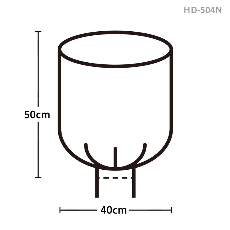 Chemical Japan HDR-10L-4 Easy to Use Trash Bags, 3.2 gal