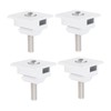 Solar Panel Bracket Centre Clamps Steel Silver 30mm Lightweight Solar