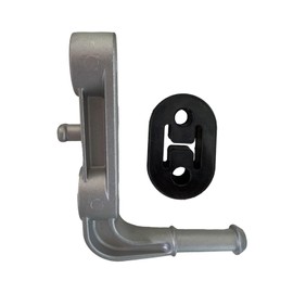 Exhaust Bracket Muffler Support Assembly Rear Left Compatible with Ram 2019-2024 1500 3.0L 5.7L 6.2L Replace 68275662AB with Rubber Hanger