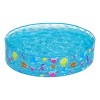 Alberca Circular Infantil Animales Marinos 122 Cm Color Azul