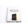RVR 1960 Biblia de estudio Spurgeon, negro/marrón símil piel