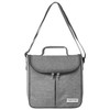 anndora Mini Cool Bag 4 Litres Light Grey Lunch Bag