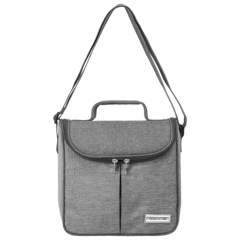 anndora Mini Cool Bag 4 Litres Light Grey Lunch Bag
