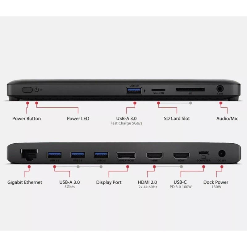 BRYDGE Stone C USB-C Universal Docking Station NEW IN BOX
