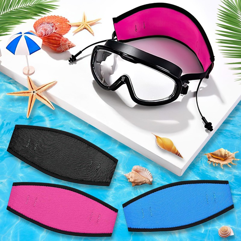 3pcs Diving Mask Strap, Neoprene Mask Strap, Diving Goggles, Diving