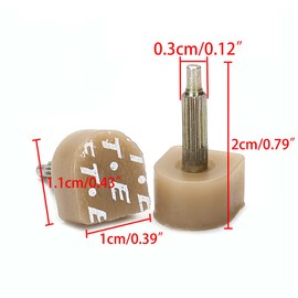 [uxcell] Top Lift Shoe Heel Repair Nails, Shoe Tips, Anti-Slip, For High Heels, 0.4 x 0.4 inches (11 x 10 mm), 8 Pcs