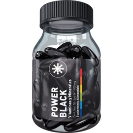 Essential Nutrition Power Black Vitaminas y Minerales con Lecitina 50 cápsulas de 1000 mg