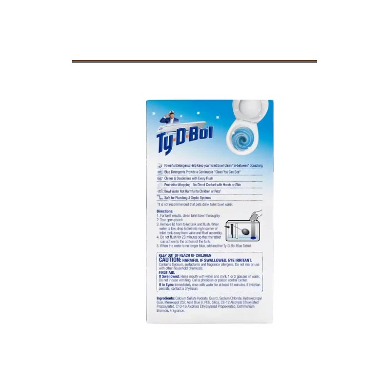 Ty-D-Bol 1.4 oz. Toilet Bowl Cleaning Tablets (5-Tablets)