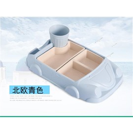 EFFORTS Children's Meal Plate, Lunch Plate, Children's Tableware Set, For Babies, Kids Plates, Natural Bamboo Fiber, Dividers, Characters, Supplementary Dishes, Kindergarten, Baby Food Training, Heat