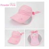 Cute and Stylish UV Protection Sun Visor, Back Ribbon, Side