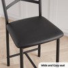 IDEALHOUSE Bar Stools Set of 4, Upholstered Bar Chairs with