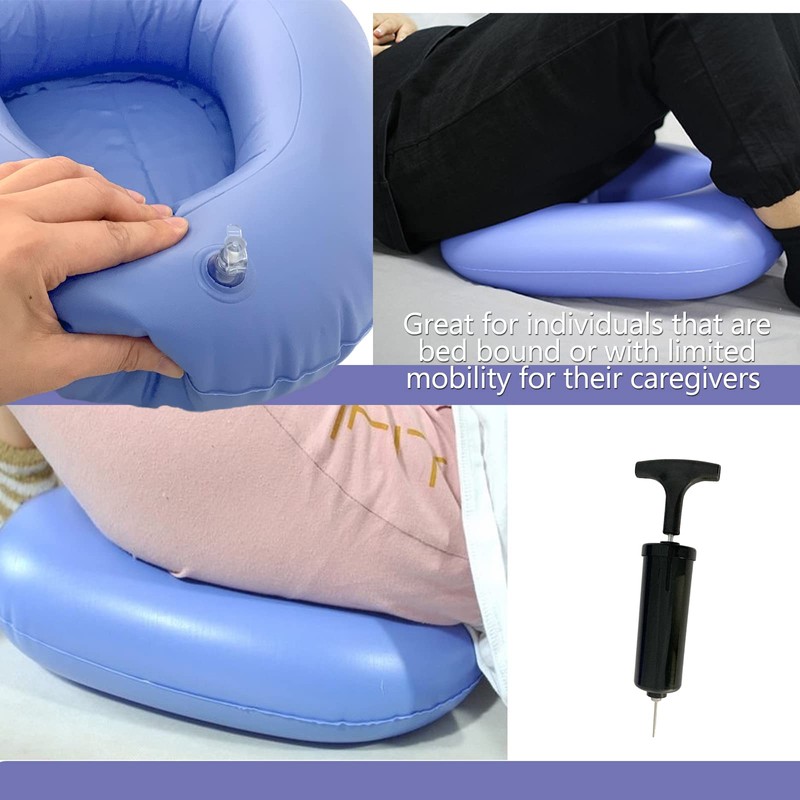 Inflatable Bedpan - Potty Bedside Toilet Nursing Urinals for Mother
