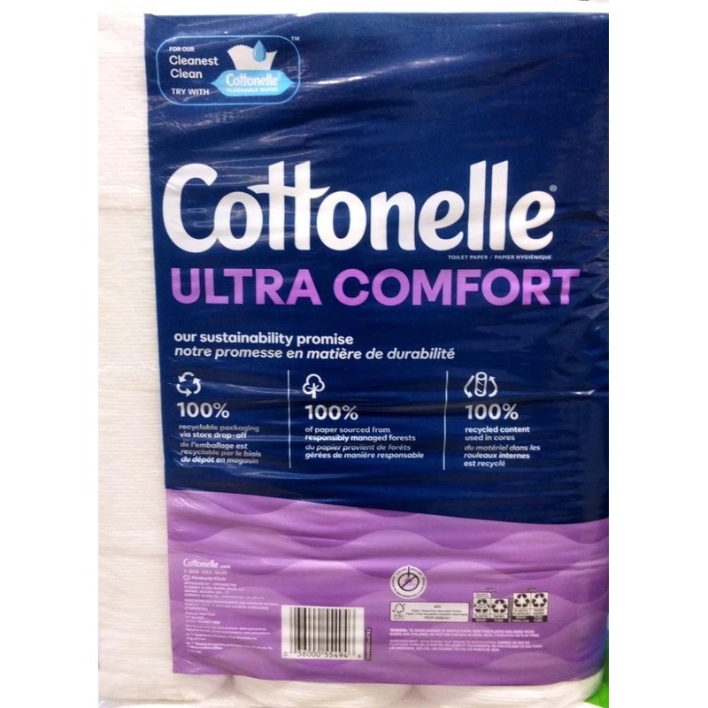 Cottonelle Ultra Comfort Toilet Paper 12 Rolls Equal 48 Rolls