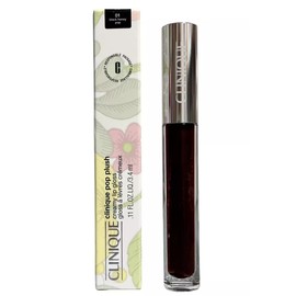 Clinique Pop Plush Creamy Lip Gloss, 01 BLACK HONEY POP, Full Size .11oz/3.4mL