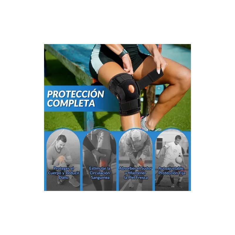 Rodilleras Ortopédicas De Neopreno Con Varilla Laterales