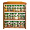 McCormick Gourmet Three Tier Wood 24 Piece Organic Spice Rack