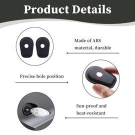 8 Pcs Motorcycle Turn Signals Indicator Adapter Spacers for Kawasaki Z400 Ninja 400 Z650 Z800 Z900 Z1000 ER6 Versys 650S Vulcan 650S Versys-X 300 Motorcycle Front and Rear Turn Signal ABS Mounting Kit