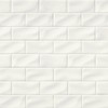 MSI Whisper White 3 in. x 6 in. Handcrafted Glossy