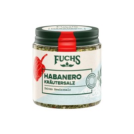 Fuchs Spices - Habanero Herb Salt | Spice Salt with Habanerochili, Parsley & Salt | Ideal for Pizza and Pasta | 60 g in Resealable Spice Jar