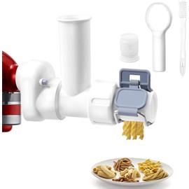 EHZBTL Pasta Press Attachment with 6 Different Shapes of Pasta Outlet, Durable Pasta Press Attachments for KitchenAid