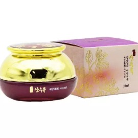 Hanbang Sansuyu Hyean Eye Cream 30ml 눈가 주름개선 한방 산수유 추출물 함유 보습 영양 아이크림 30ml 탄력케어 Eye Cream with Moisturizing and Nourishing Properties Containing Herbal Cornus Officinalis Extract for Improving Fine Lines Around the Eyes 30ml Elasticity Care