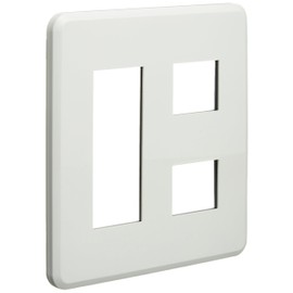 Toshiba Lighting & Technology WDG5415HR WW WIDEi Outlet Plate Simple Fire Resistant for 5 Pieces 2+3 New White