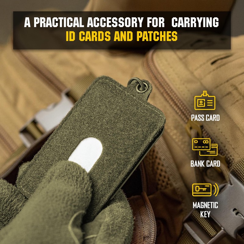 M-Tac Tactical ID and Patch Holder with Velcro Surface and