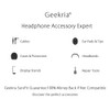 geekria - Cable de repuesto para Bose around-ear AE2, AE2i,