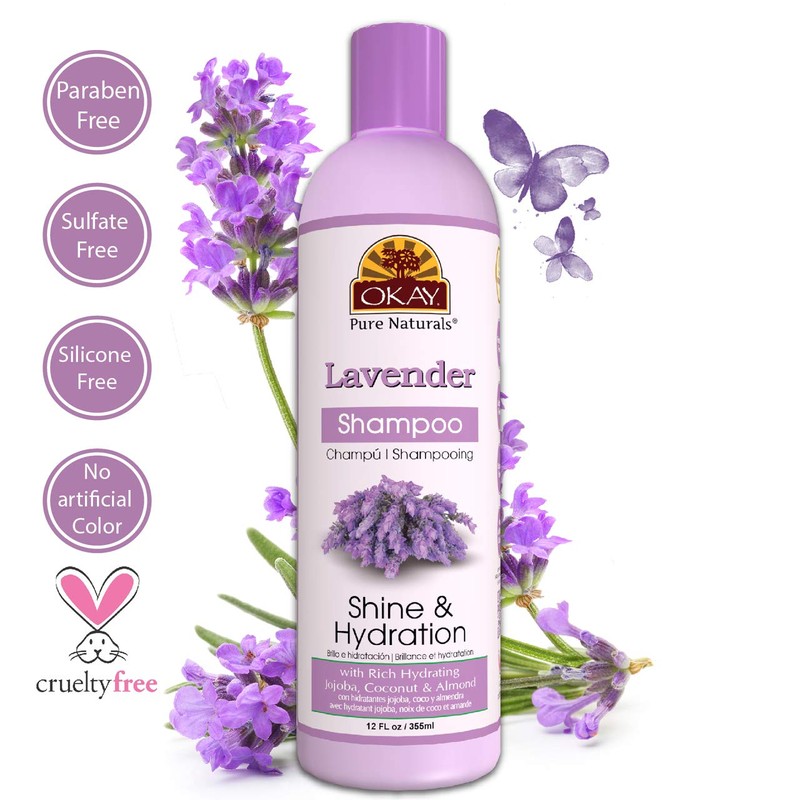 Okay Shampoo, Lavender, 12 Fl Oz