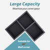 Suli Extra Large Kitchen Utensils Holder with 3 Compartments,Corner Utensil
