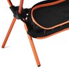 Outdoor Folding Beach Chair Portable Mesh Back Aluminum Alloy Rack