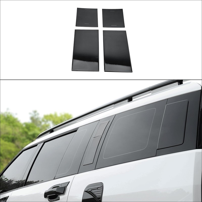 YOUTOOCAR C Pillar Trim Covers Rear Side Window Outer Pillar