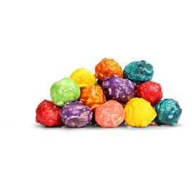 Its Delish Gourmet Rainbow Coated Colored Popcorn by It's Delish, 2 Lbs Bulk