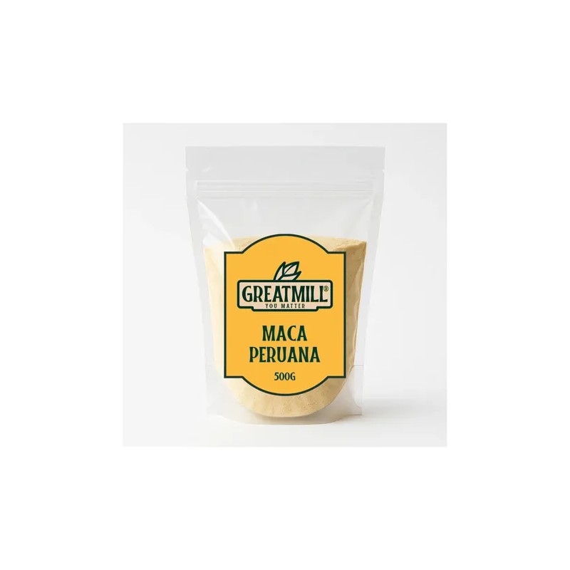 Maca Peruana En Polvo Natural Energizante 500g | Great Mill
