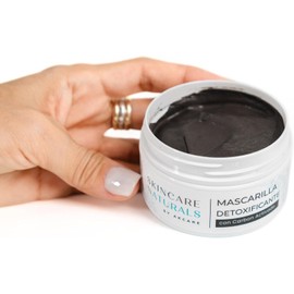 Mascarilla Facial de Carbón Activado y Barro Negro para Puntos Negros Piel Grasa y con Acné Detox Profundo Tipo Spa 140g