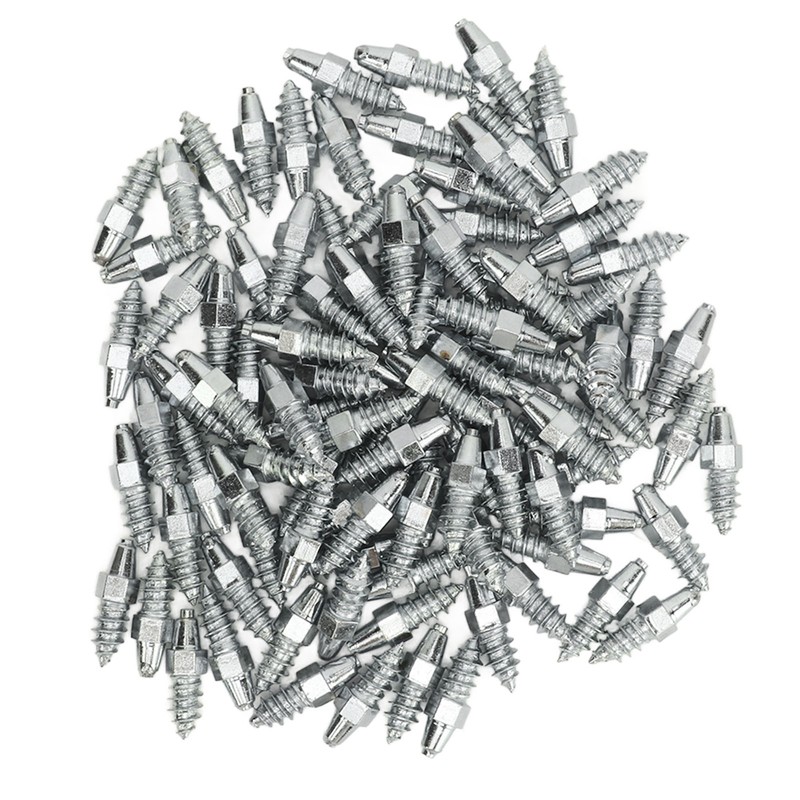 100PCS Tire Spikes Carbide Alloy 21mm Prevent Slip Wheel Tyre