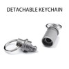 Shusmda Titanium Quick Release Keychain Mini Universal Swivel Buckle for