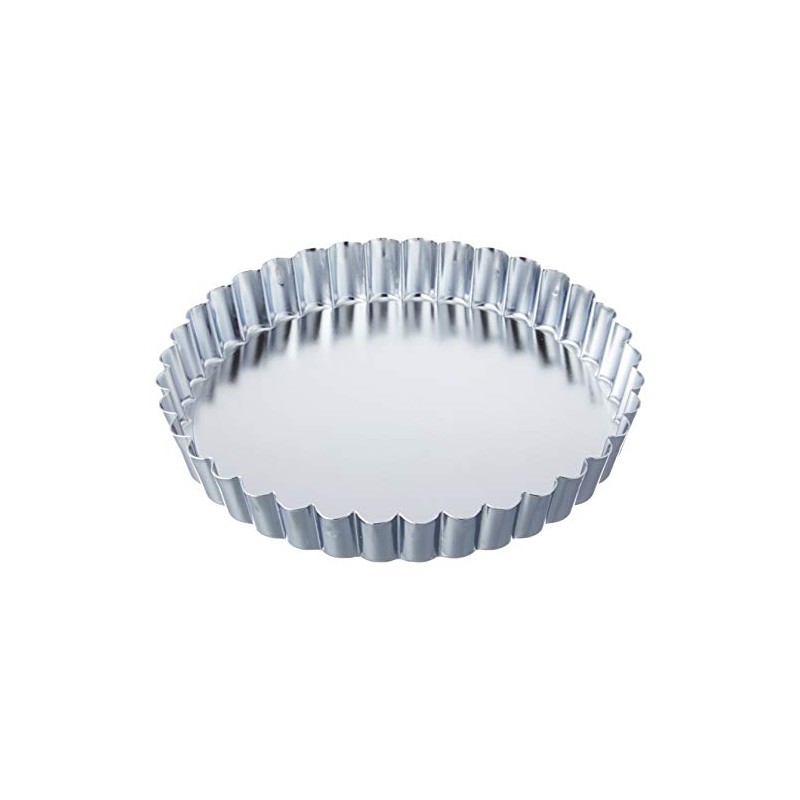 968 Tiger Crown Tart Shape, Silver, 5.5 x 0.7 inches