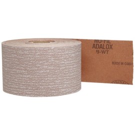 Norton A275 No-Fil Adalox Abrasive Roll, Paper Backing, Pressure Sensitive Adhesive, Aluminum Oxide, Waterproof, Roll 2-3/4" Width x 45yd Length, Grit 240 (Pack of 1)