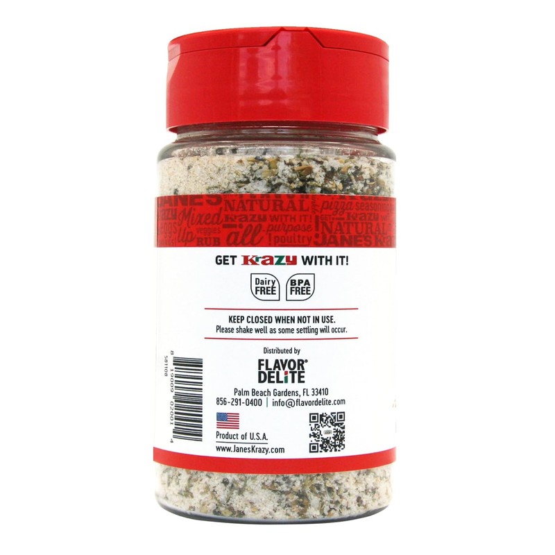 Jane's Krazy Mixed Up Salt, 4 Ounce